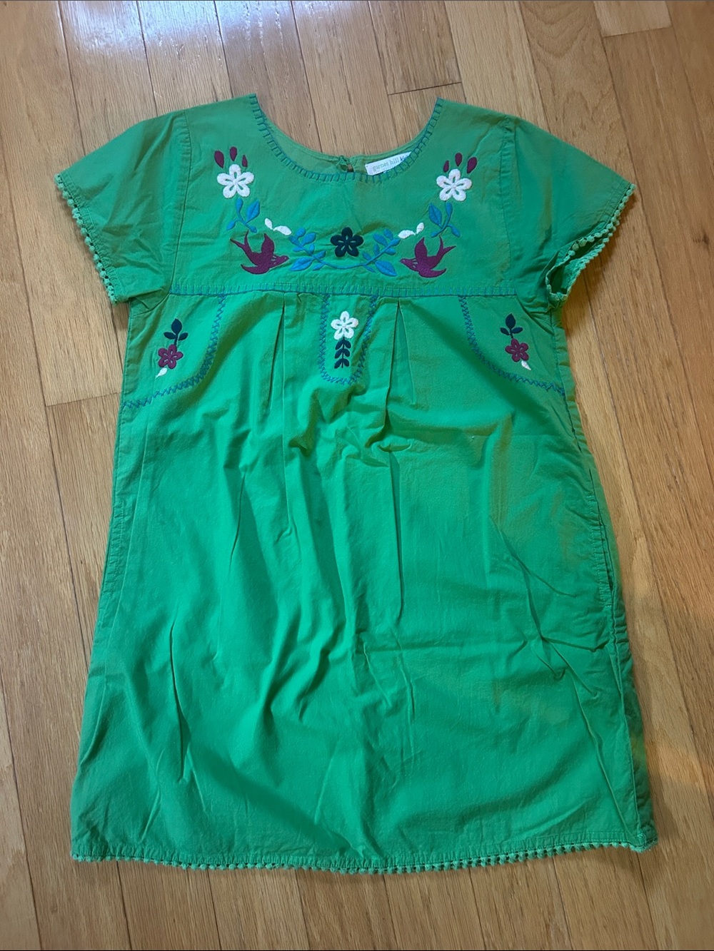 Garnet Hill embroidered dress